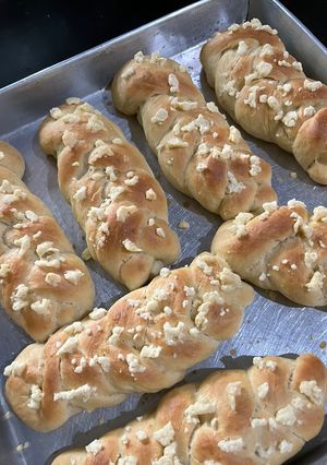Foto resep Streusel Bread (Roti Kepang)