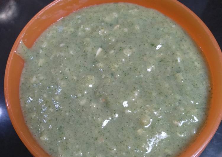 Resep: MPASI 7 bulan. Kentang, Oats, Bayam, Hati Ayam yang Renyah