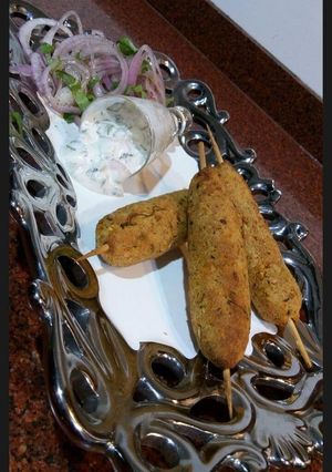 A picture of Chap kabab.