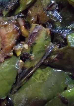 শিম বেগুন বড়ি ভাজা(shin begun vadi bhaja recipe in Bengali) রেসিপির প্রধান ছবি
