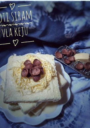 Foto resep Roti siram vla keju
