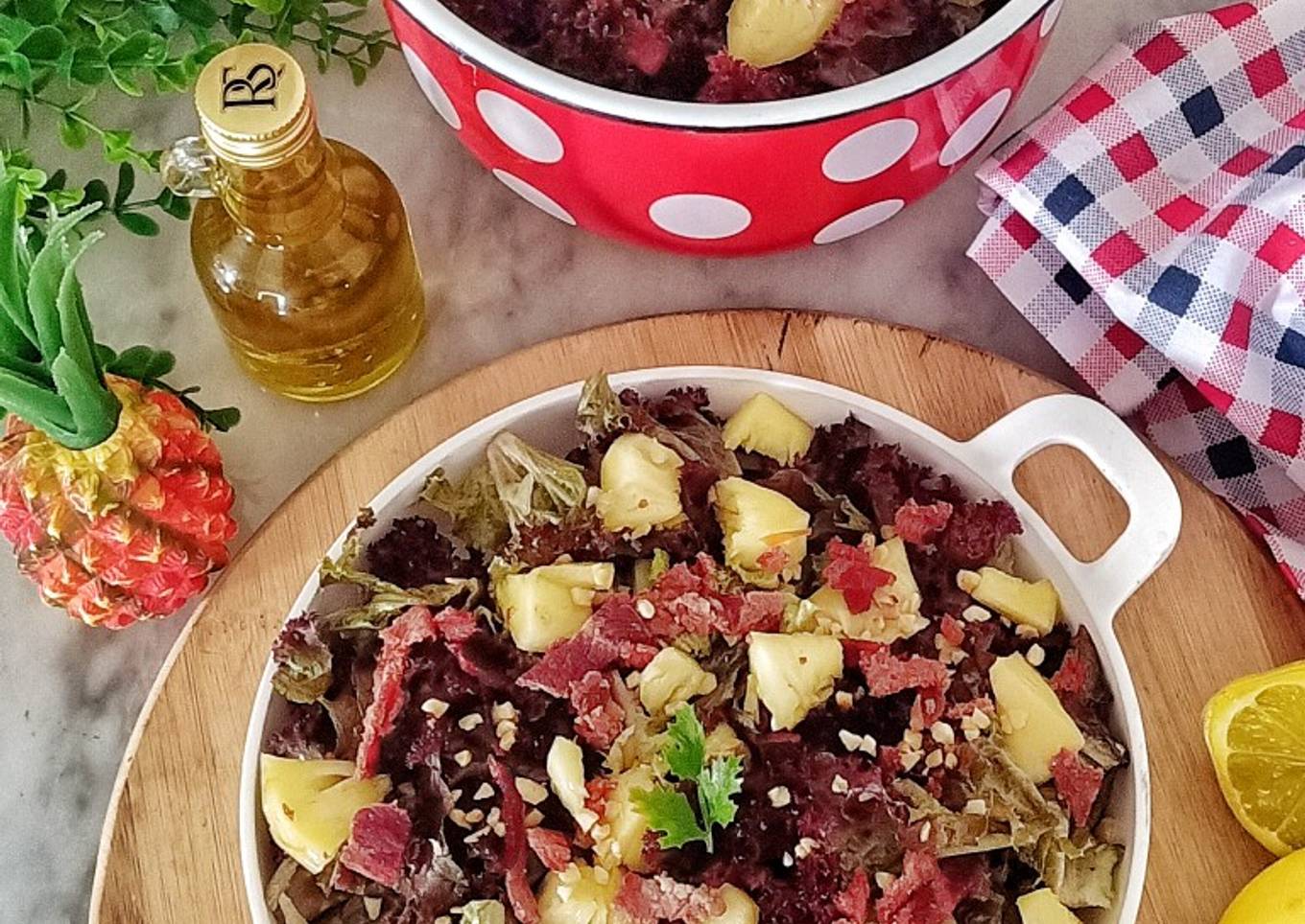 Summer Salad🥬🍍🥬