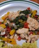 Pechuga de pollo con acelgas