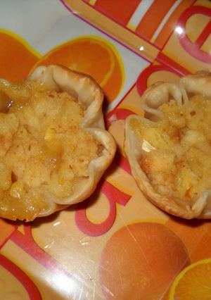 Una foto de Florcitas de naranjas