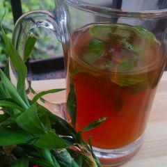 A picture of Honey lemon tea.