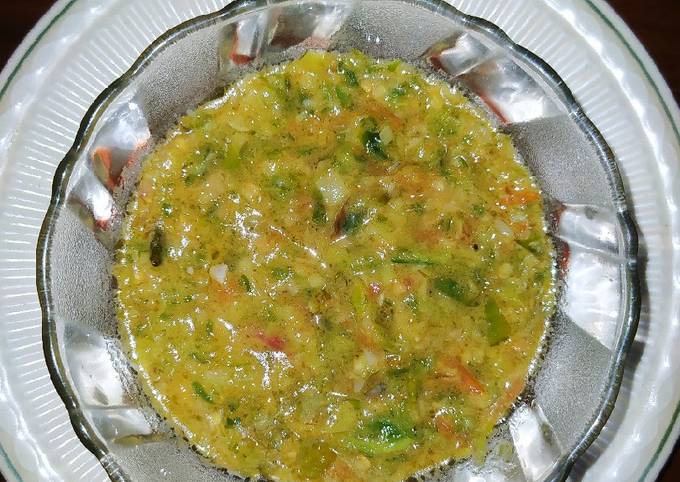 Anti Ribet, Membuat Sambal daun bawang Simpel