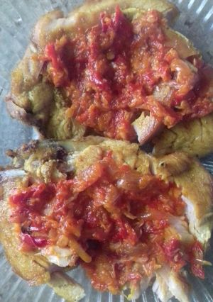 Foto resep Ayam Goreng Sambal Penyet Ala Kadar