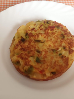 Una foto de Mini tortillas de pimientos producto congelado