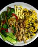 Chicken-Veggi Platter