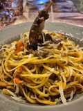 Tagliolini al ragù bianco di colombaccio