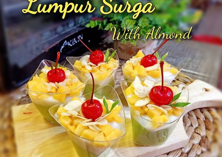 Cara Gampang memasak Lumpur Surga With Almond, Lezat