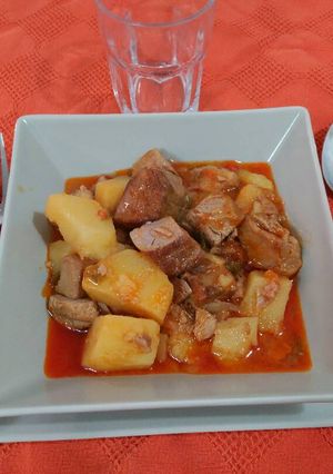 Una foto de Patatas con Bonito