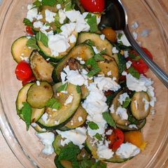Feta, Mint & Chilli Courgettes A picture of Feta, Mint & Chilli Courgettes.