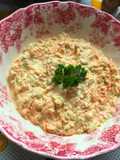 Ensalada de repollo (col) y zanahoria