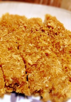 A picture of Non-Fried Tonkatsu - No Oil Needed - Easy.