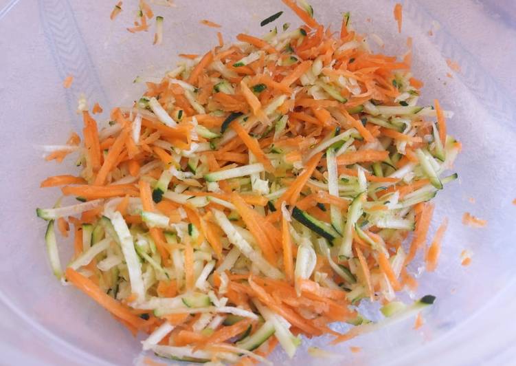 Recipe of Quick Carrot and cucumber salad