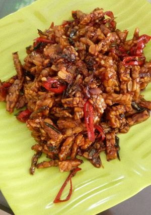 Foto resep Tempe pedas manis