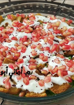 صورة لوصفة خس مع صوص أبيض 😍