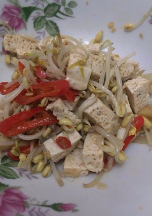 Foto resep Tumis tagesin(tahu toge ikan asin)