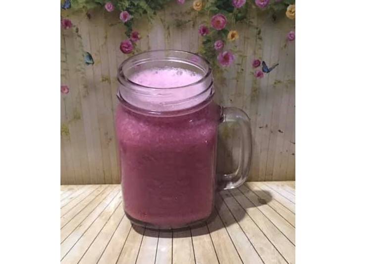 Langkah Mudah untuk Membuat Diet Juice Pear Broccoli Strawberry Purple Cabbage Dates Anti Gagal