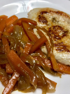 Una foto de Verduras con salsa de soja