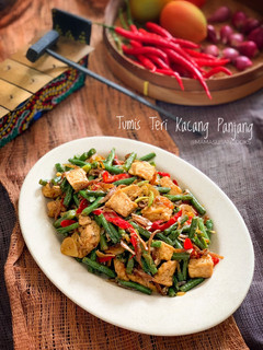 Foto resep Tumis Teri Kacang Panjang@mamasusancooks