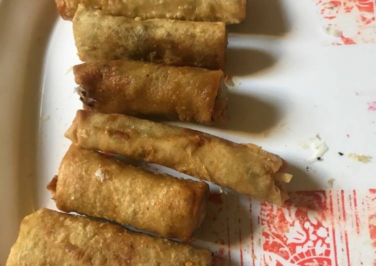 Easiest Way to Prepare Ultimate Samosa and spring rolls