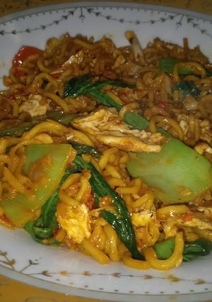 Foto resep Mie goreng pokcoy