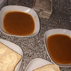 A picture of Slow cooker Tomato Soup.