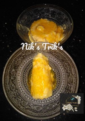 A picture of Aam laccha kulfi #icecream #kulfi.