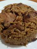 Arroz con cerdo en caldero