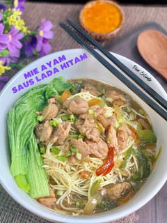 Foto resep Mie Ayam Saus Lada Hitam