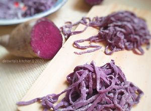 Foto resep Mie Ubi Ungu