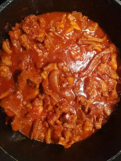 Csülkös pacalpörkölt recept fotója