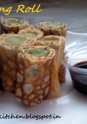 A picture of Egg Spring Roll.