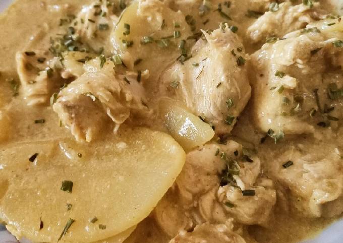 Poulet curry et pommes de terre #cookexpertmagimix