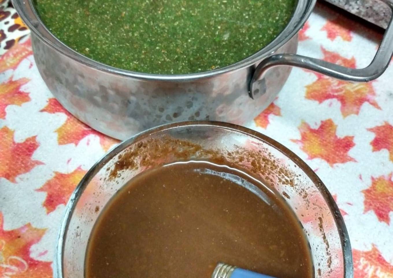 Homemade Pani puri and Pani