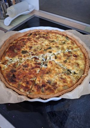 A picture of Leek Flamiche.