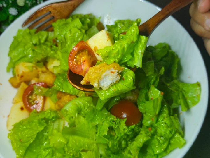 Cara Mudah Membikin Resep  Salad Simple yang Enak, Enak Banget