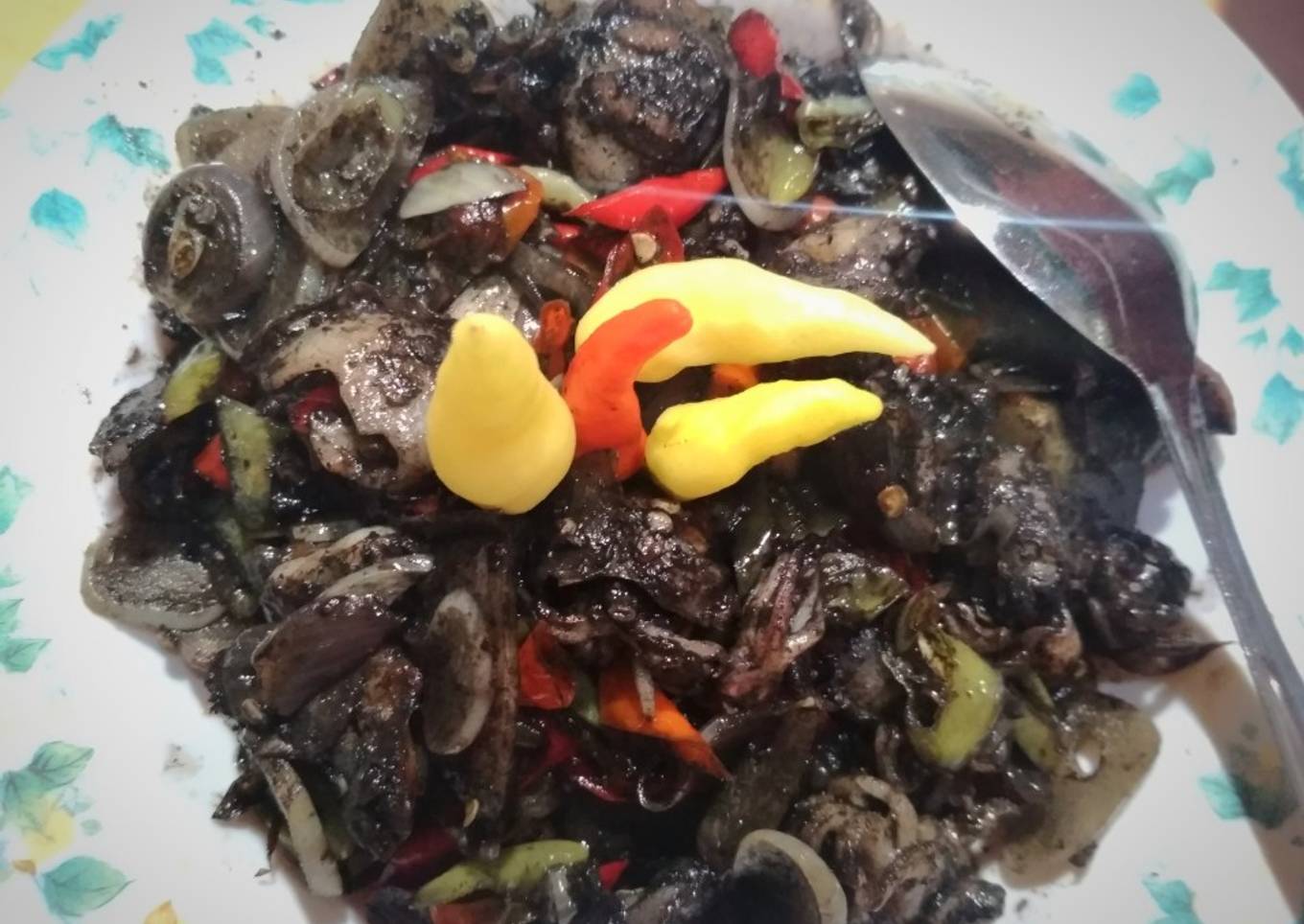 Cumi Hitam Goreng Pedas