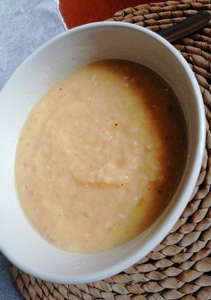 Sárgaborsó főzelék recept fotója