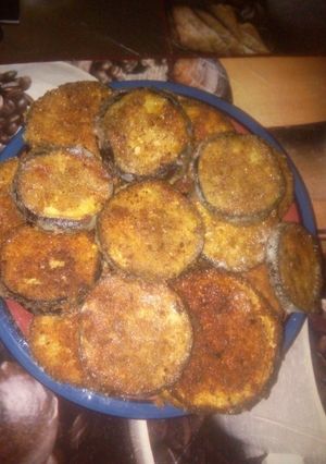 صورة لوصفة باذنجان مقلي