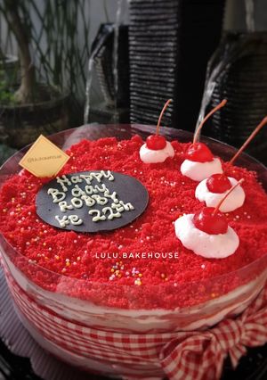 Foto resep Red Velvet Crumble