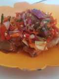 Ayam geprek sambal matah
