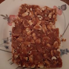 Fenno Peanut chikki with jaggery A picture of Fenno Peanut chikki with jaggery.