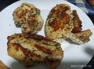 Una foto de Pechugas de pollo al horno