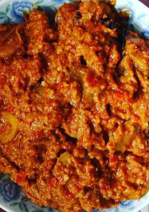 Foto resep Jengkol masak balado pedas nampol