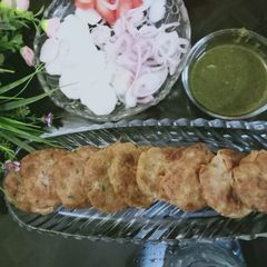A picture of Shami kabab.