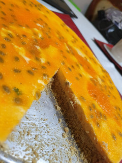 Una foto de Cheesecake de Maracuyá de la Pame. Primero e inventado