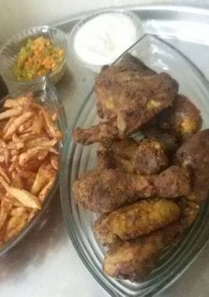 صورة لوصفة بروستد وبطاطا